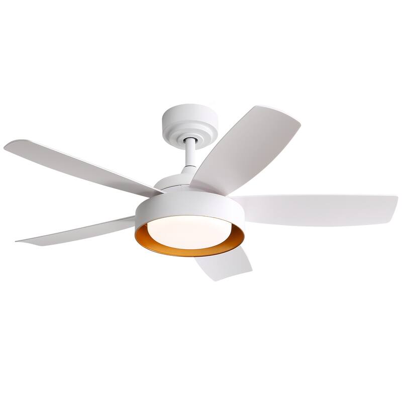 42 Inch Ceiling Fan with Lights and Remote Control Bedroom Ceiling Fan Noiseless