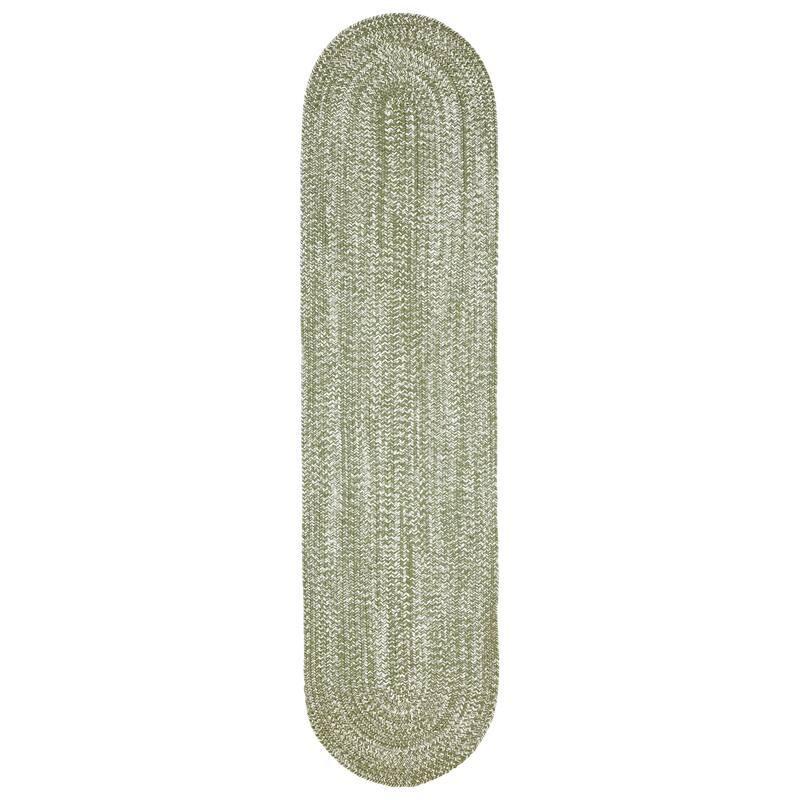 Superior Modern Rustic Bohemian Reversible Multi-Tone Braided Indoor Outdoor Area Rug