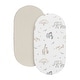 preview thumbnail 2 of 4, Sweet Jojo Designs Jungle Safari Animals Boy Girl Gender Neutral 2 Pack Baby Bassinet Fitted Sheets Animal Grey Elephant