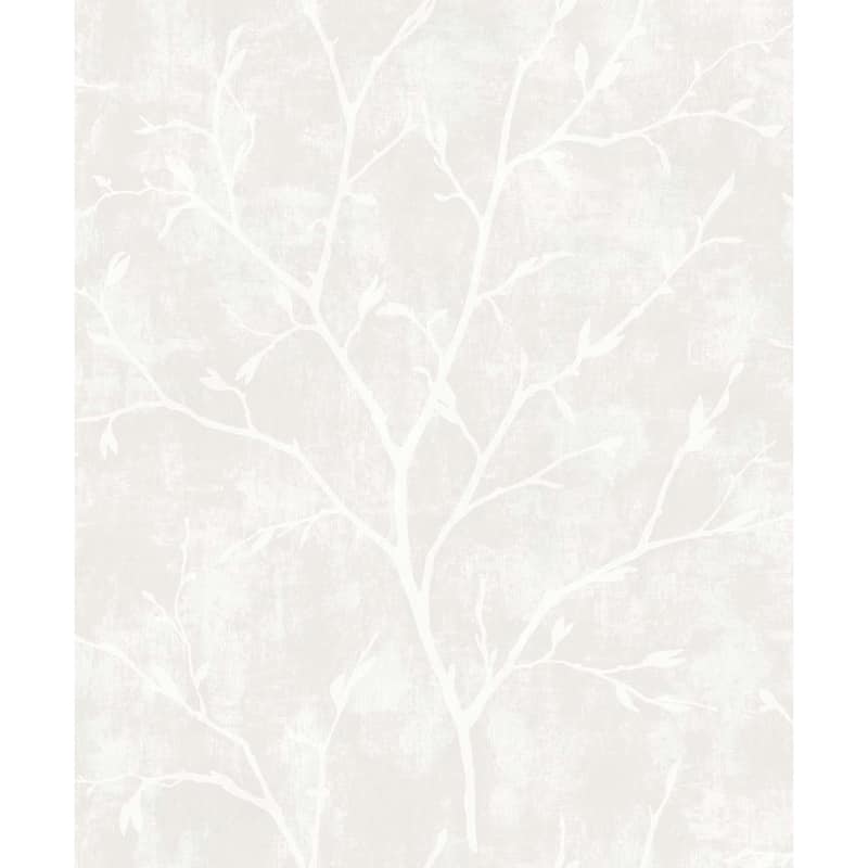 Seabrook Designs Avena Branches Nonwoven Unpasted Wallpaper - 20.9 in. W x 33 ft. L - Mica