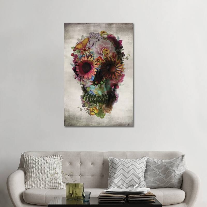 iCanvas "Skull No. 2" by Ali Gulec Canvas Print - 48x32x1.5