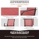 preview thumbnail 29 of 32, MAISON ARTS 7-Piece Patio Dining Set Metal Rectangle Table and 6 Textilene Chairs