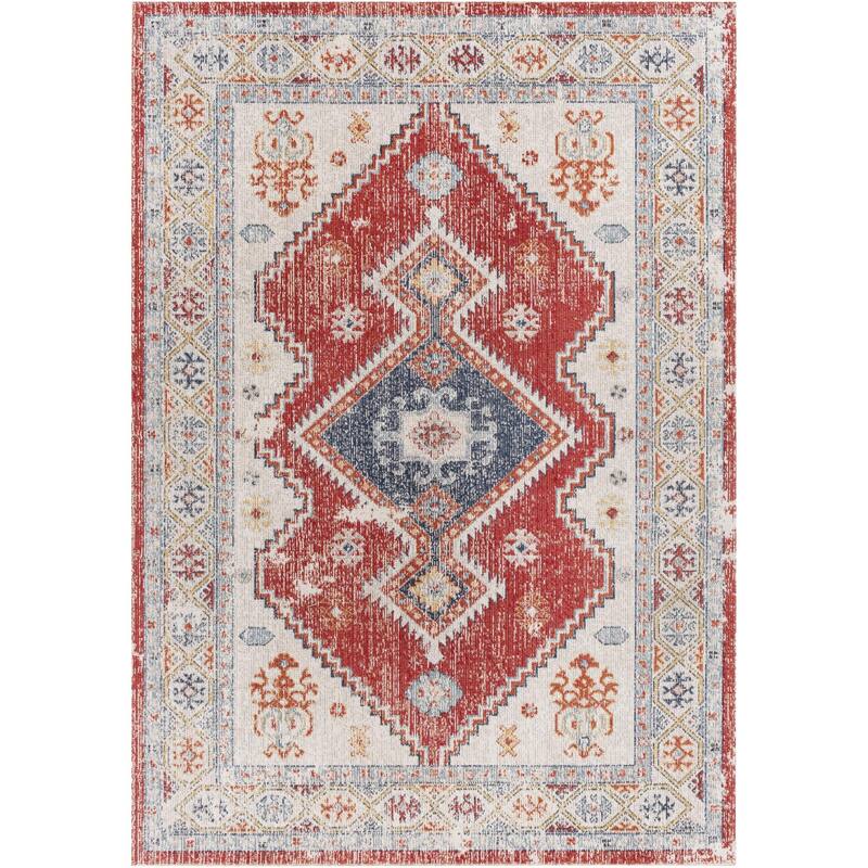 Livabliss Huntington Beach Bohemian Tribal Indoor / OutdoorArea Rug