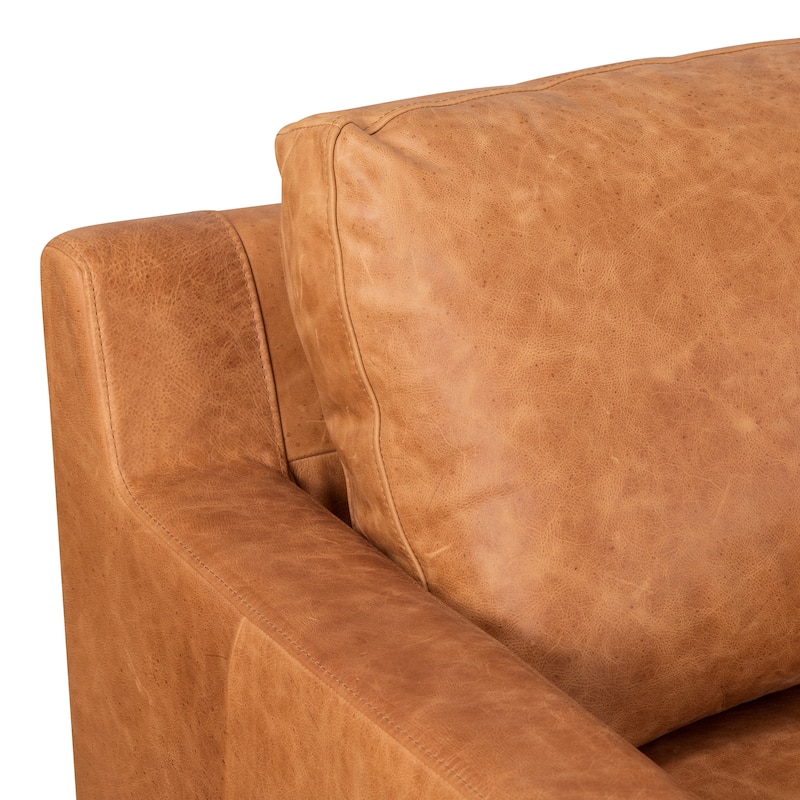 Poly & Bark Sorrento Sectional - Genuine Italian Leather