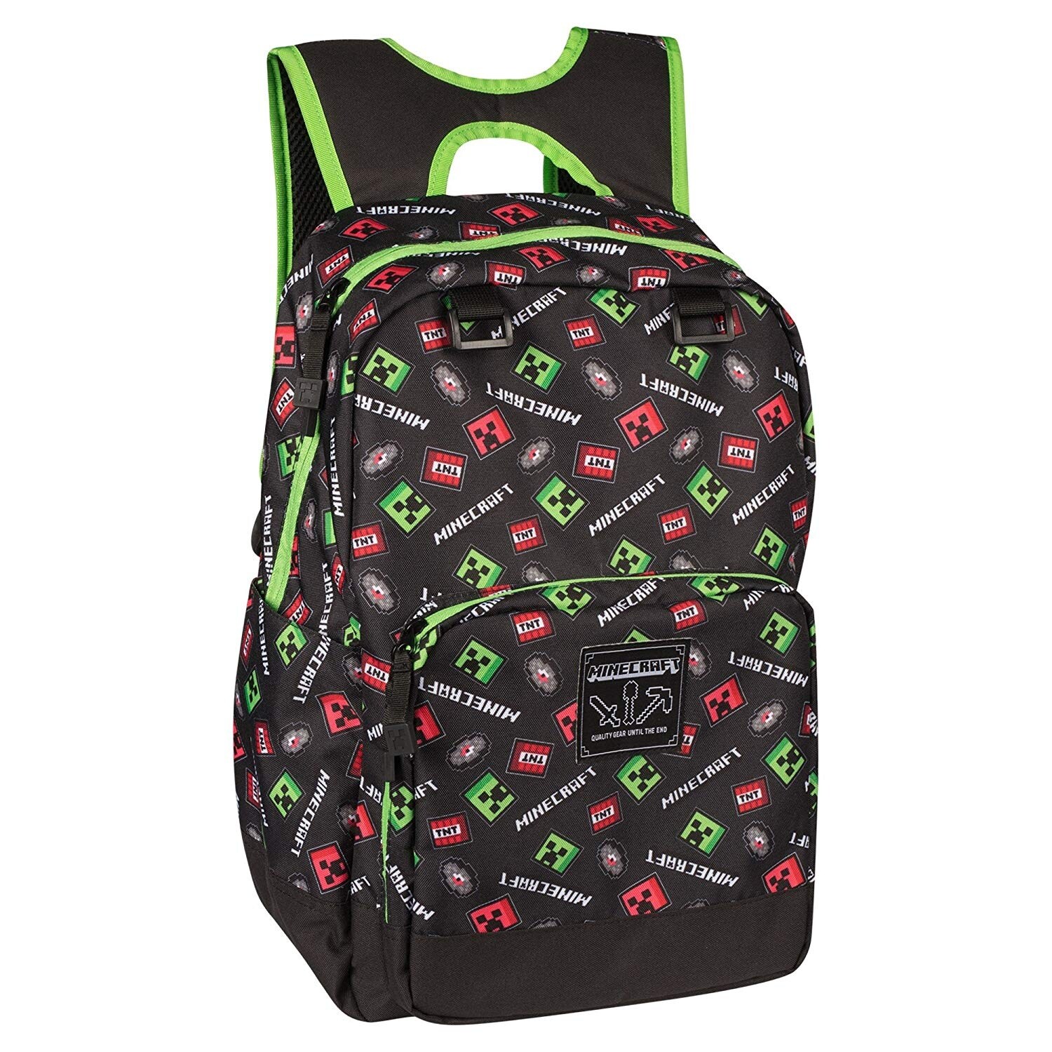 minecraft creeper backpack