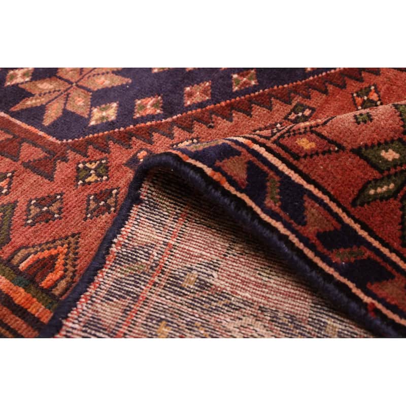 ECARPETGALLERY Hand-knotted Andelz Dark Red Wool Rug - 4'8 x 7'7