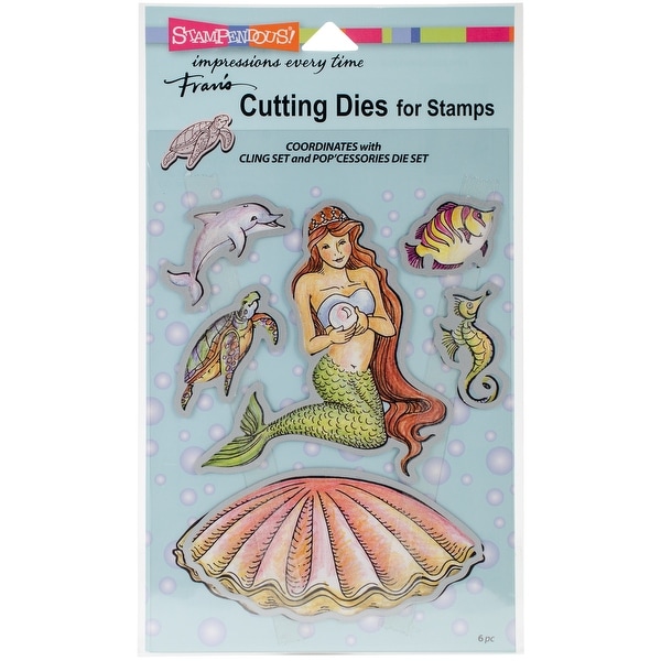 Stampendous Dies-Pearl Mermaid