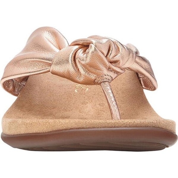 vionic sandals rose gold