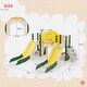 preview thumbnail 5 of 7, 7 in 1 Toddler Slide Playset, Kids Climbers Playground with Double Slides, Arch Tunnel, Ring Toss and Basketball Hoop