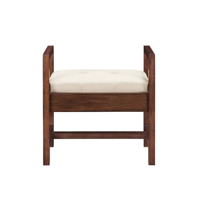 Addison 24.5" Upholsted Bench - 24.5 in. W x 15 in. D x 24.5 in. H
