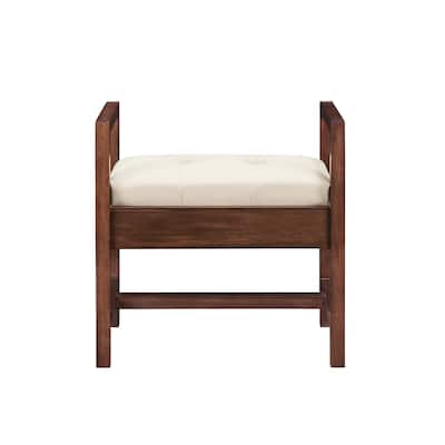 Addison 24.5" Upholsted Bench - 24.5 in. W x 15 in. D x 24.5 in. H