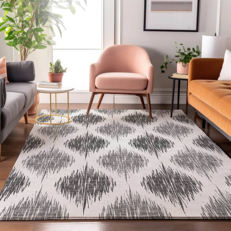 Premium Washable Super Soft Mayfield Rug - Gray - 9' x 12'