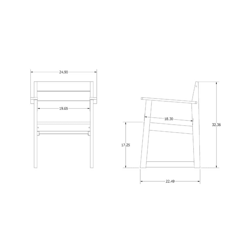 Haven Modern Outdoor Dining Armchair