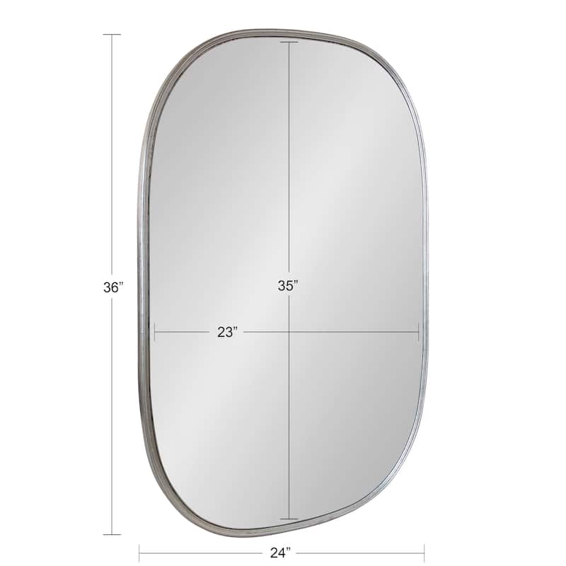 Kate and Laurel Caskill Capsule Framed Wall Mirror