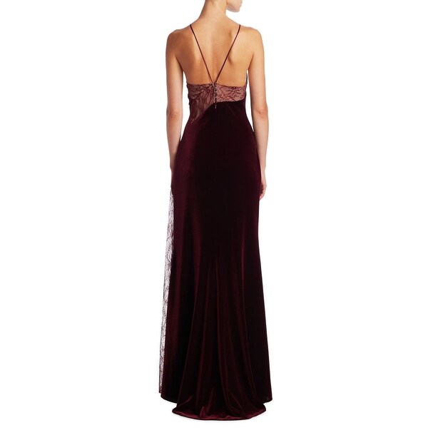 merlot evening gown