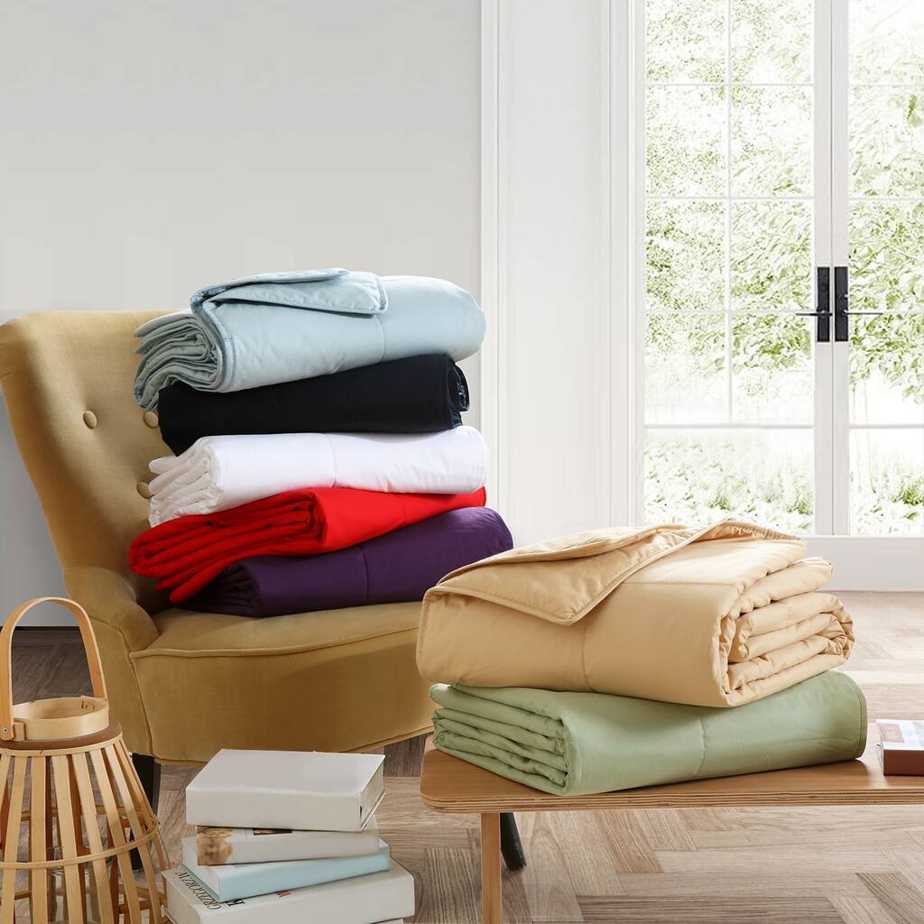 Cottonpure Sustainable Natural Cotton Filled Blanket