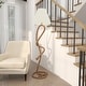 preview thumbnail 4 of 62, Brown Dried Plant Material Rustic Floor Lamp 63 x 18 x 18