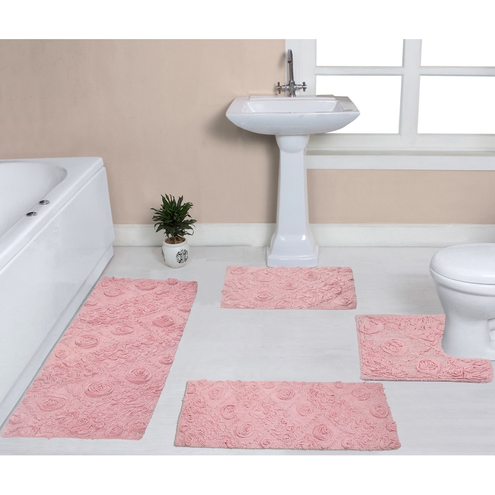 Light pink bathroom rugs store