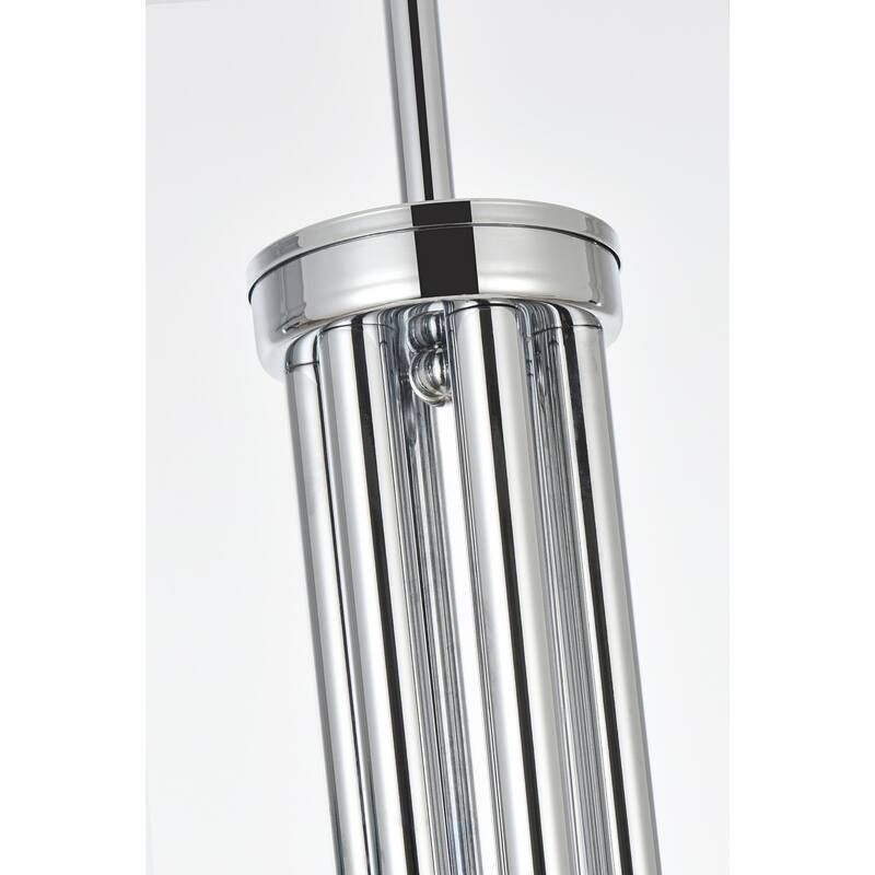 Elegant Lighting LD722D42 Layne 6 Light 42" Wide Taper Candle Style