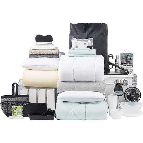 100% Complete Twin XL Bedding & Dorm Essentials Package
