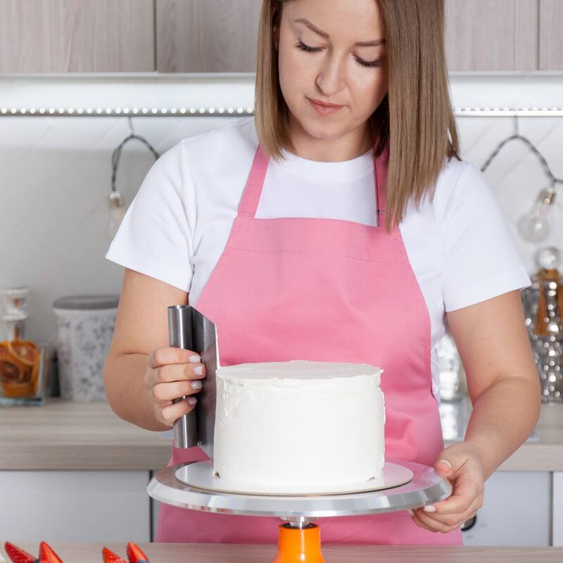 6 Pcs Clear Acrylic Cake Scraper Smoother Tool Set for Cake Decoration