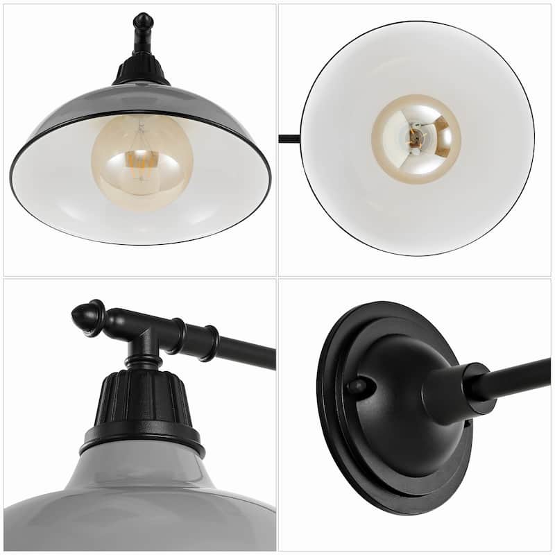 12.25" Indoor/Outdoor LED Arm Sconce, By JONATHAN Y - 12.25