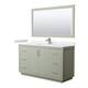 Option Light Green / White Cultured Marble Top / Brushed