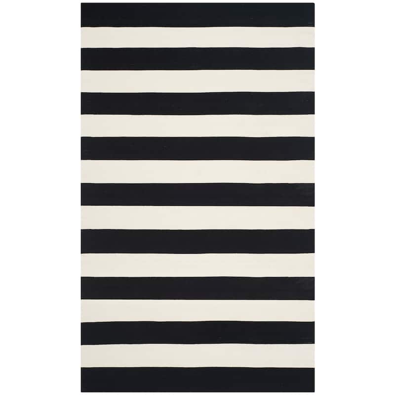 SAFAVIEH Handmade Montauk Caspian Stripe Cotton Flatweave Rug