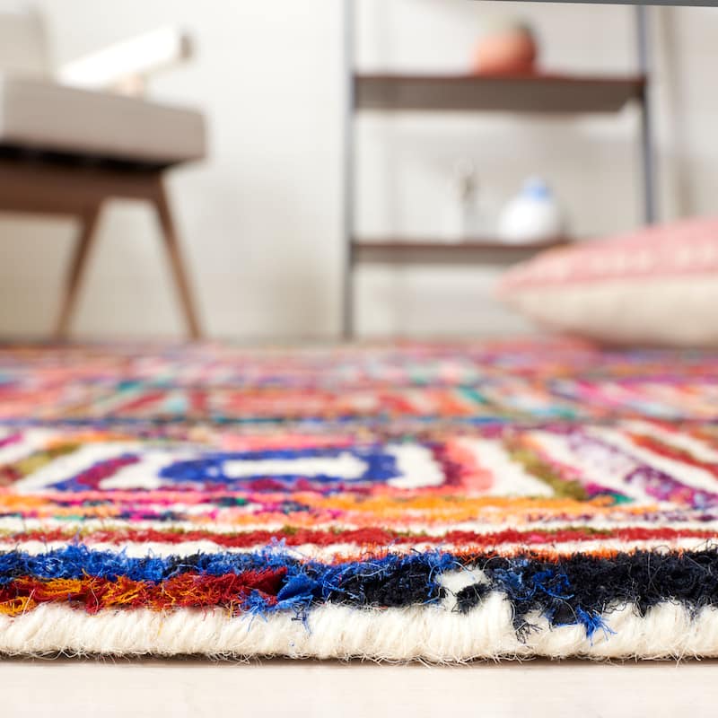 SAFAVIEH Handmade Nantucket Vangelija Contemporary Cotton Rug