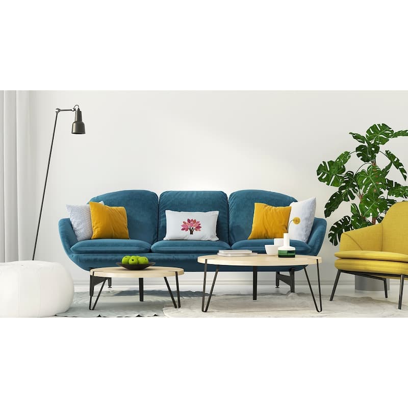 Printed Quilt Tree Accent Pillow
