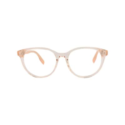 McQ Alexander McQueen Round-Frame Acetate Optical Frames - Nude Pink Transparent - N/A