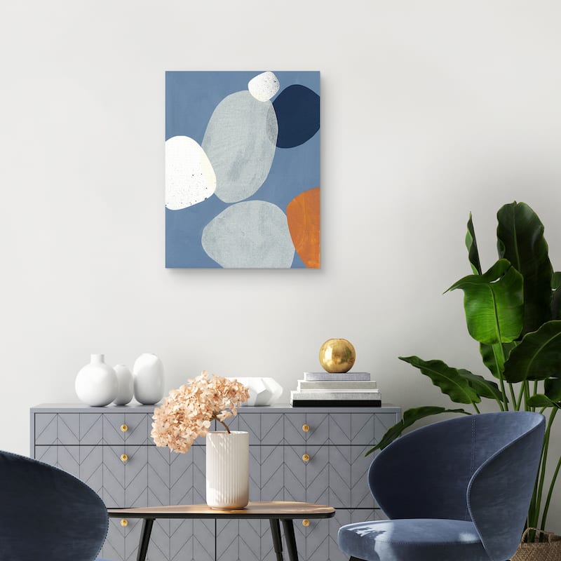 Overlapping Orbs 2 by ML Studio Canvas Art Print