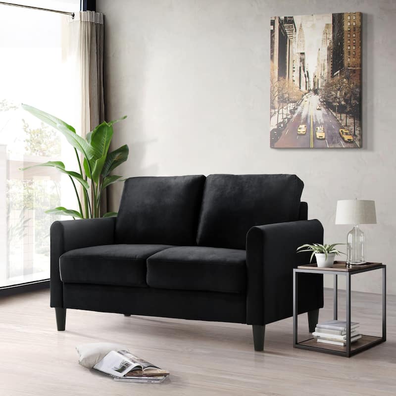 Clayfell Airell Velvet Arm Living Room Set