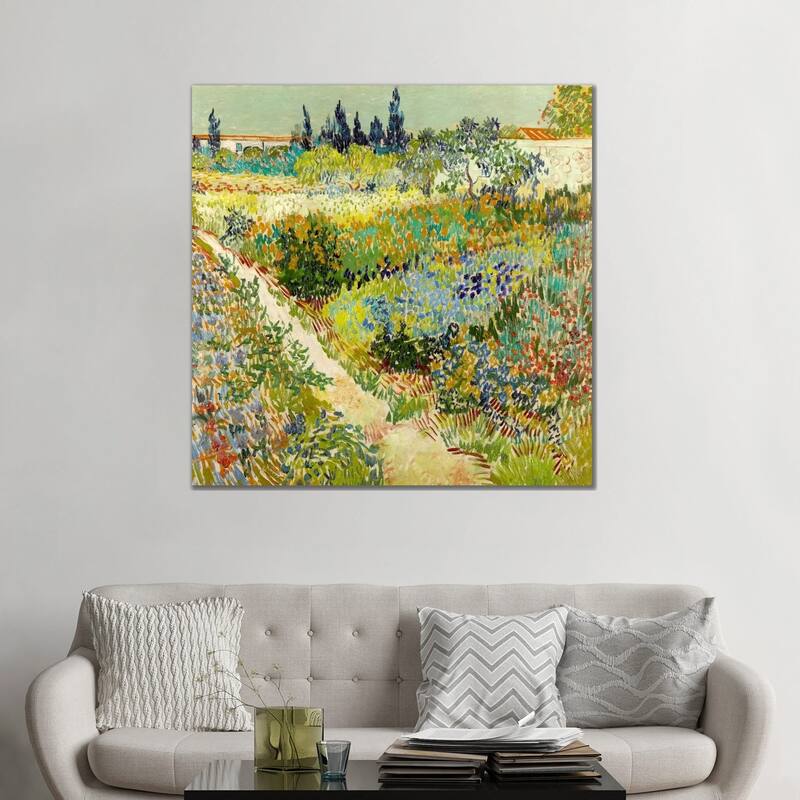 iCanvas "The Garden at Arles" by Vincent van Gogh Canvas Print