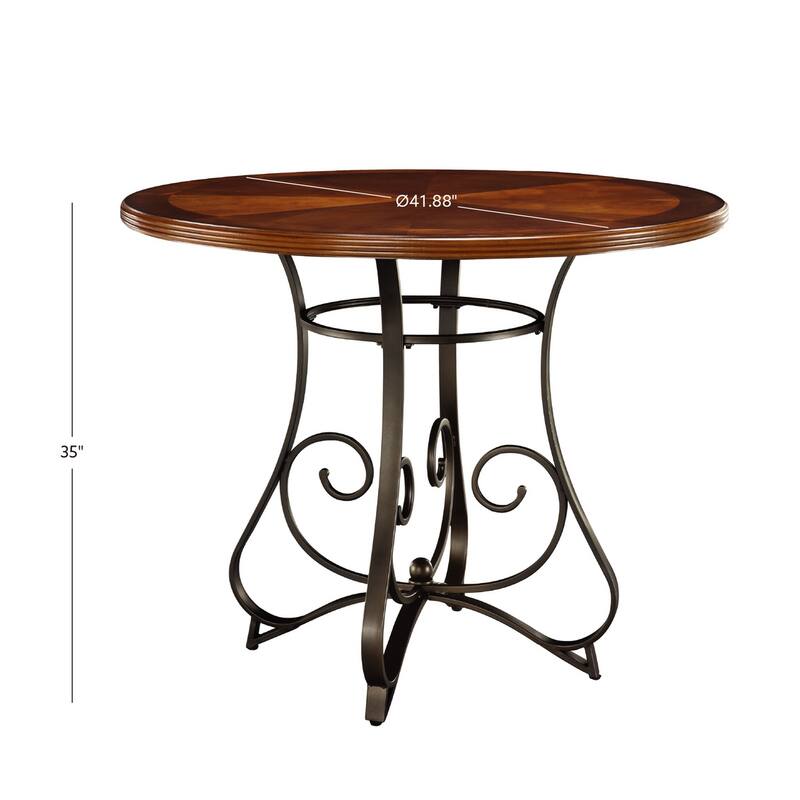 Linon Eden Gathering Table - Cherry - N/A