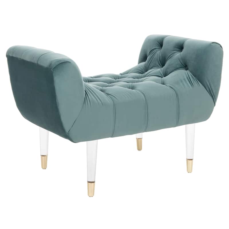SAFAVIEH Couture Hedie Tufted Acrylic Bench - 35Wx21Dx24H