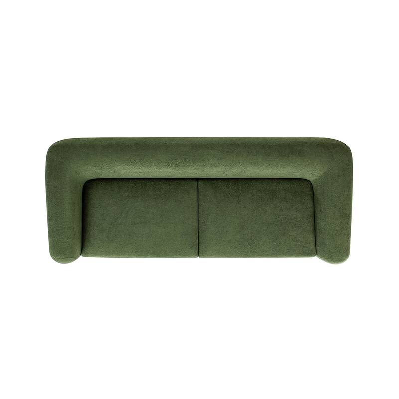Alpine 90.5" Sherpa Upholstered Sofa