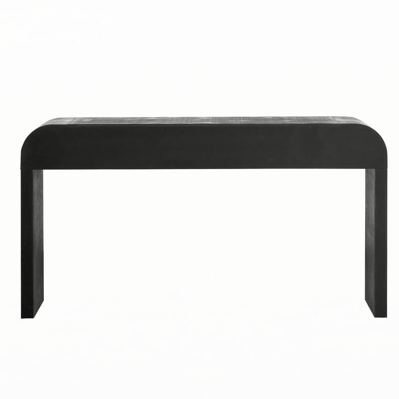 Unique Retro Silhouette Console Table(Antique Black)