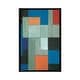 preview thumbnail 4 of 13, iCanvas "Grey Matters Blue" by Stephen Cimini Framed Charcoal - 26x18