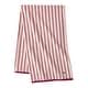 preview thumbnail 8 of 7, Lacoste Centre Mark Cotton Jacquard Stripe Bath Towel Pink