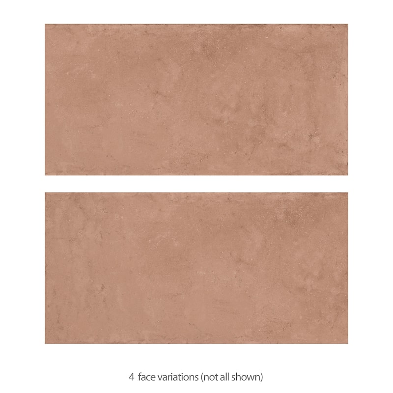 Merola Tile Cythere Rosso Veneziano 23-1/2" x 47" Porcelain Floor and Wall Tile