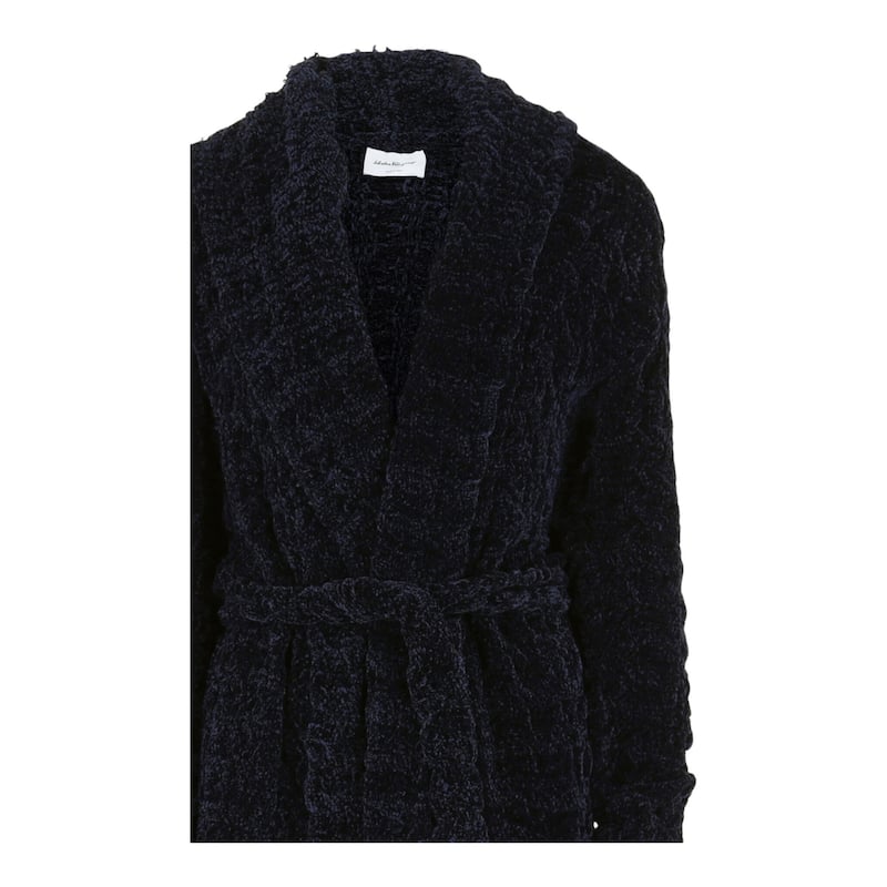 Ferragamo Chenille Knit Cardigan