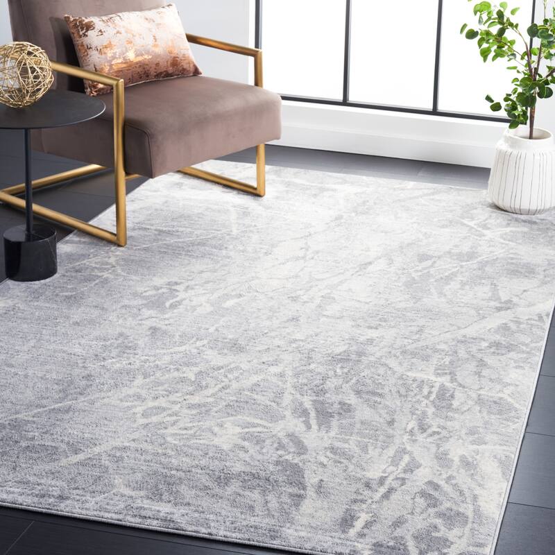 SAFAVIEH Jasper Sandie Modern & Contemporary Rug - 4' x 6' - Grey/Ivory