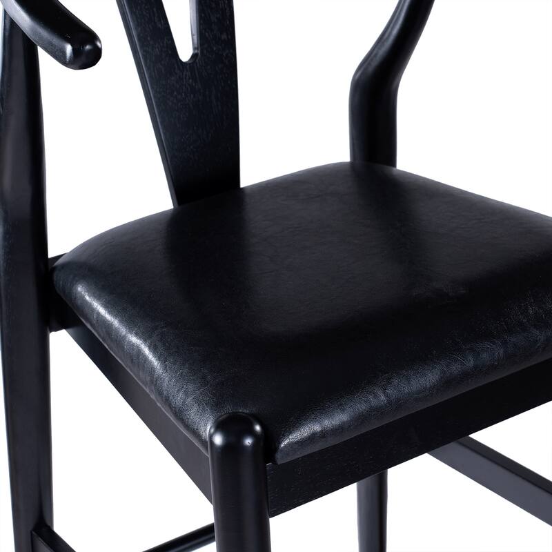 Johan Kitchen Bar Stool - Black Finish