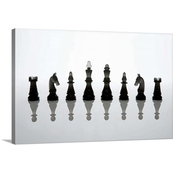 Shop Chess Pieces Canvas Wall Art Free Shipping Today