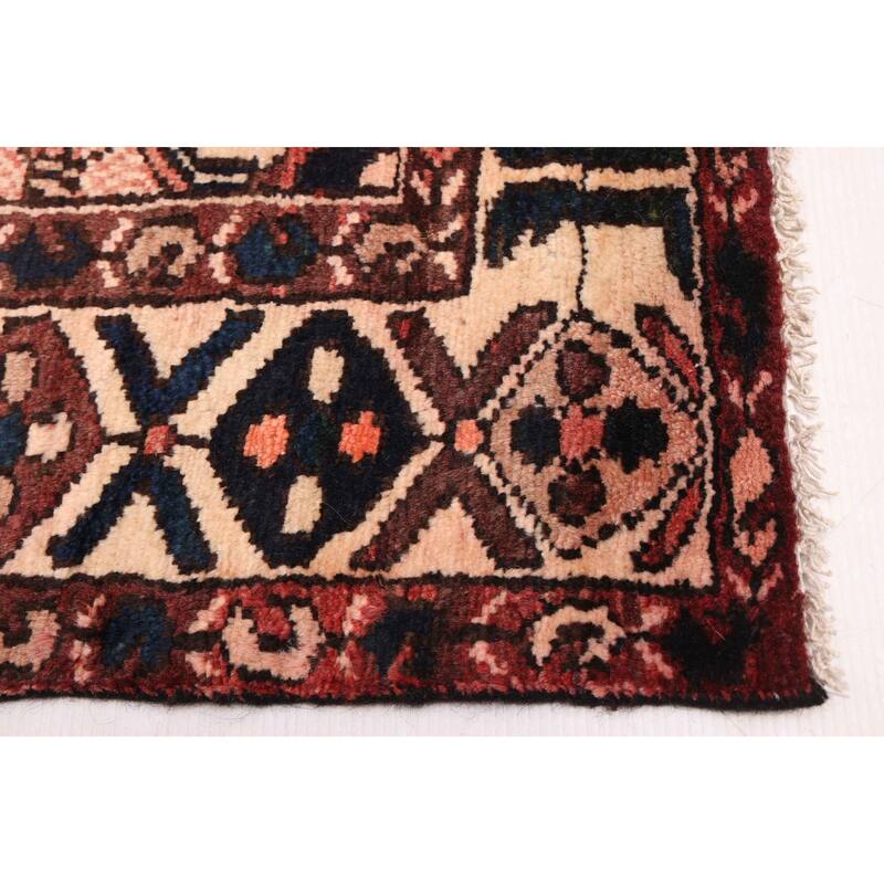 ECARPETGALLERY Hand-knotted Kayseri Vintage Brown Wool Rug - 4'4 x 6'5