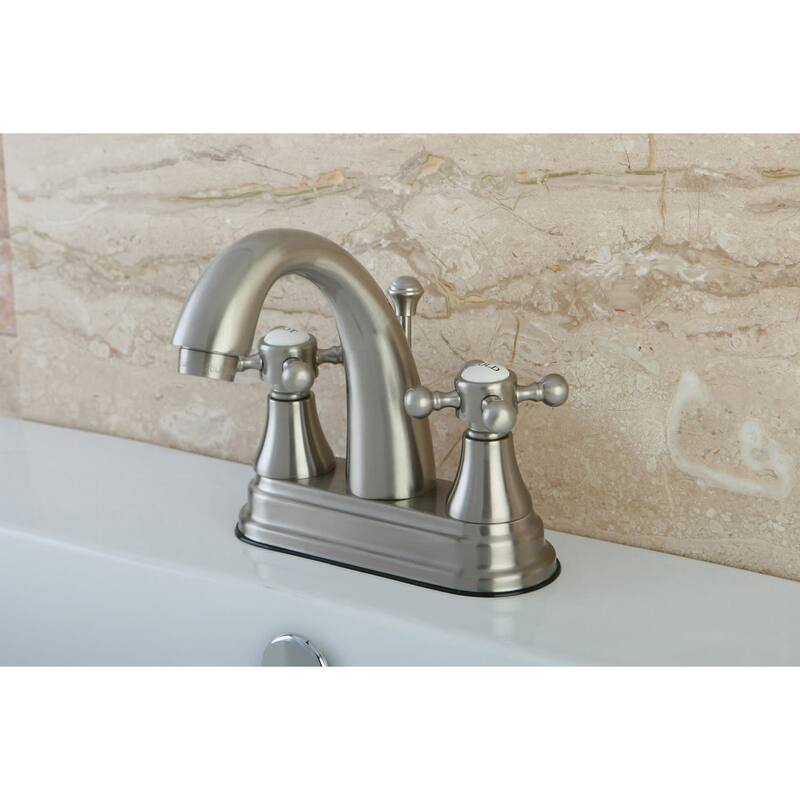 Kingston Brass English Vintage Centerset Bathroom Faucet with Brass