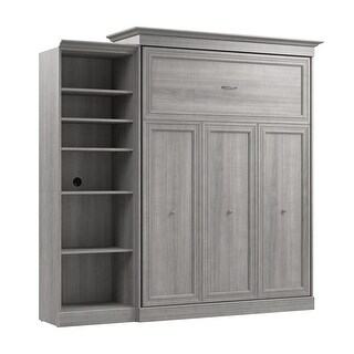 Versatile Queen Murphy Bed with Closet Organizer (92W) by Bestar