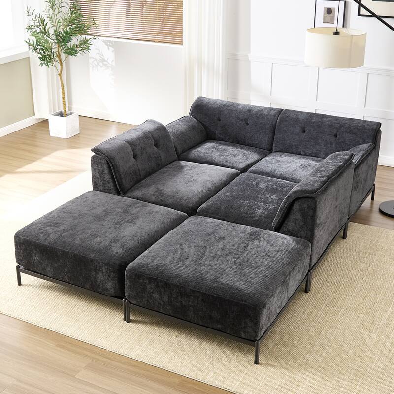 Upholstered Modular Sectional Sofa