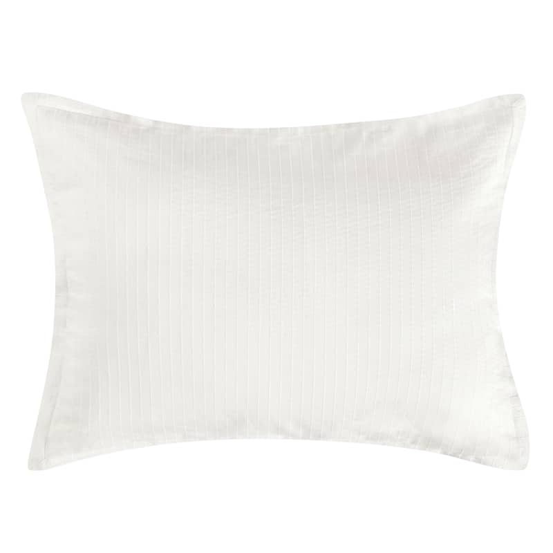 Villa by Classic Home Karina 100% Cotton White Sham - Queen